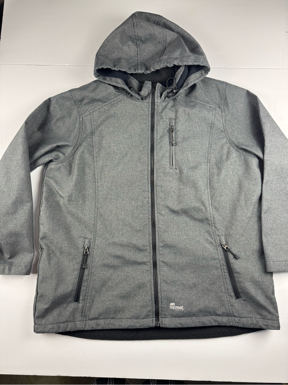 Berne Women’s Hooded Softshell Jacket - Gray
